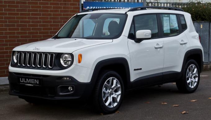 Compact crossover Jeep Renegade. | Foto: uk.wikipedia.org.