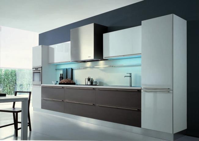 moduļu virtuves modernā stilā