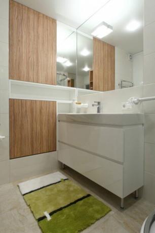 Minimālisms vannas istabas dizainu, lai palīdzētu izveidot perfektu interjeru. | Foto: interiorsmall.ru.
