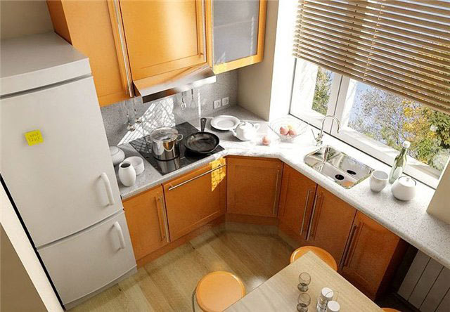 virtuves mēbeles mazām virtuvēm