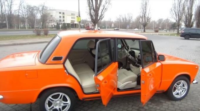 Tuning līmenis 80: iedzīvotājs Zaporožje ir veikusi "Penny" luksusa sedans