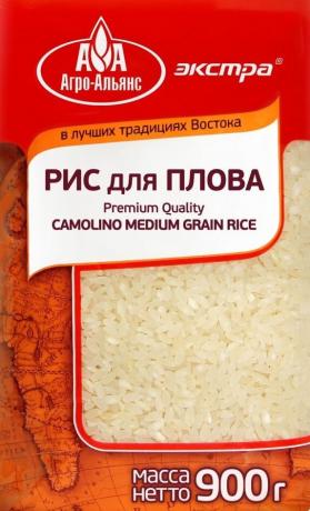 Ražotājs rīsu nav īpaši svarīga. Galvenais, ka viņš bija domāts rīsu plovs