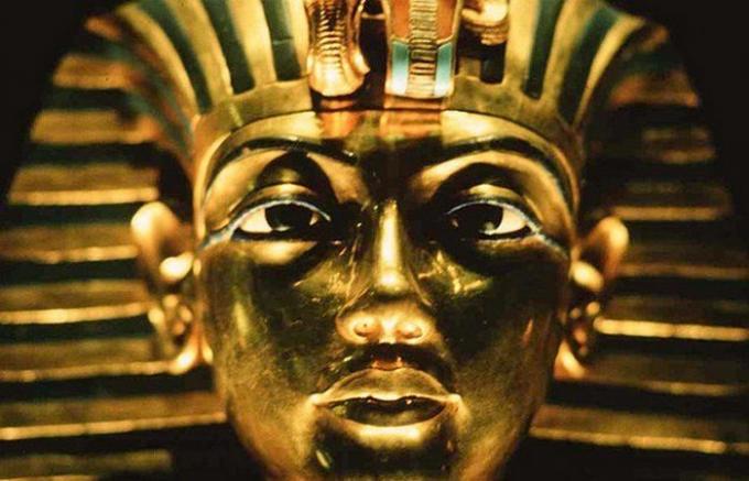 Maska no Tutankhamun.