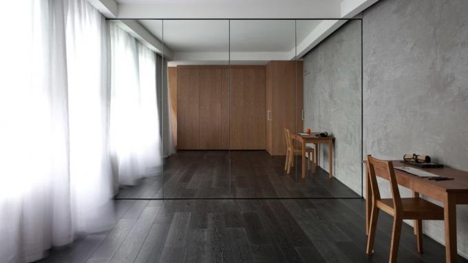 Par telpu ilūzija pie 26 m²: kur un kā noslēpt visas mēbeles