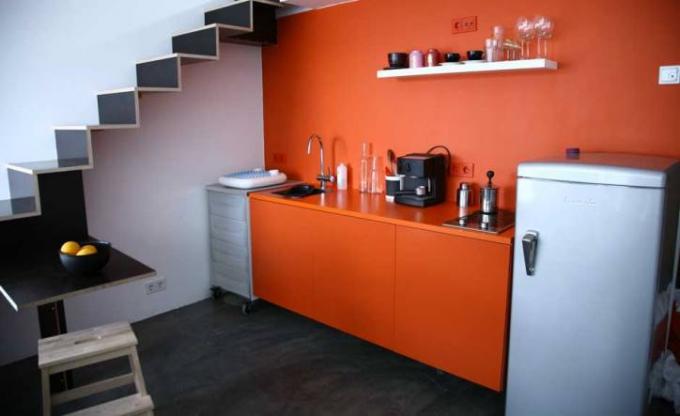 Oranža virtuve (42 fotoattēli): video instrukcija